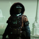 A Destiny 2 Hunter stands in Savathun's Thrown World decked out in Witch Queen gear.